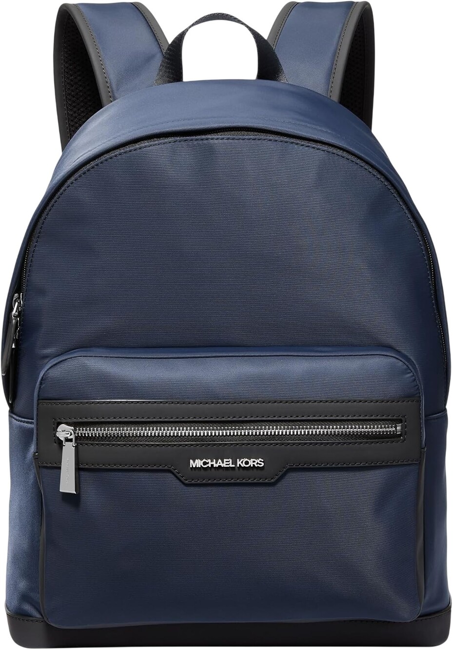 $198 Michael Kors Men's Malone Backpack Navy Nylon Logo Adjustable Strap NWT